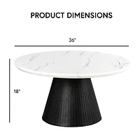 Furniture Of America Jones Easy Setup Accent Table