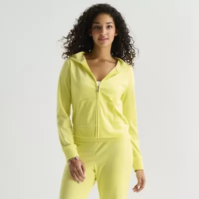 Juicy By Couture Womens Juniors Long Sleeve Hoodie