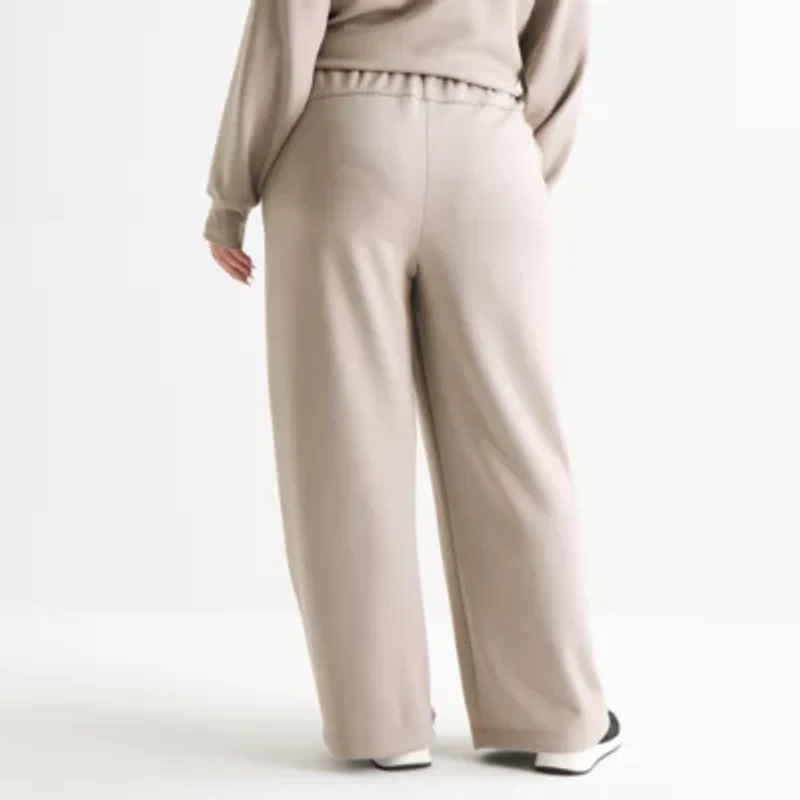 Xersion Womens Scuba Luxe Open Hem Pant Plus