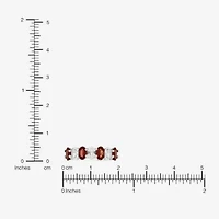 Limited Quantities! Womens 2MM Genuine Red Garnet Sterling Silver Band