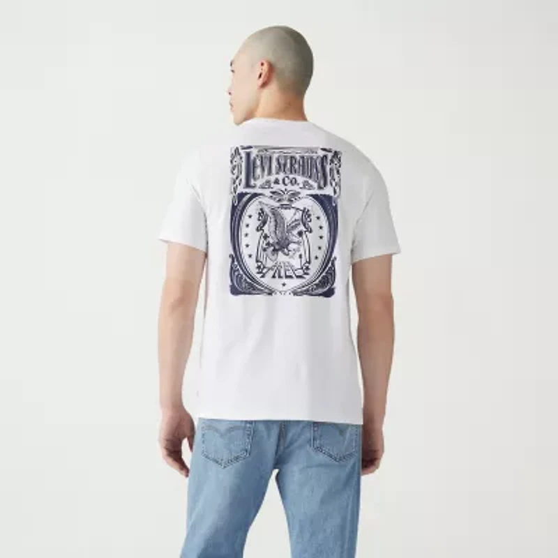 Levi's® Mens Crew Neck Short Sleeve Regular Fit Graphic T-Shirt