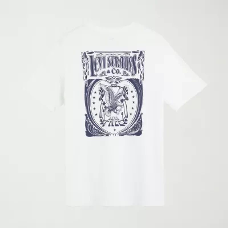 Levi's® Mens Crew Neck Short Sleeve Regular Fit Graphic T-Shirt