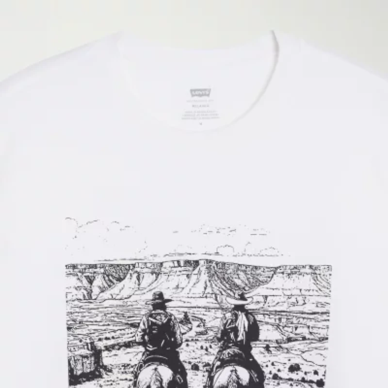 Levi's® Mens Crew Neck Short Sleeve Relaxed Fit Graphic T-Shirt