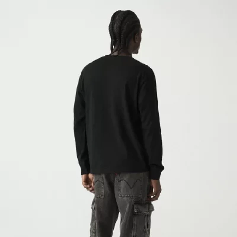 Levi's® Mens Crew Neck Long Sleeve Relaxed Fit Graphic T-Shirt