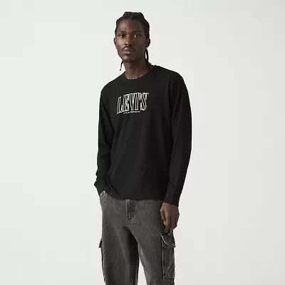 Levi's® Mens Crew Neck Long Sleeve Relaxed Fit Graphic T-Shirt