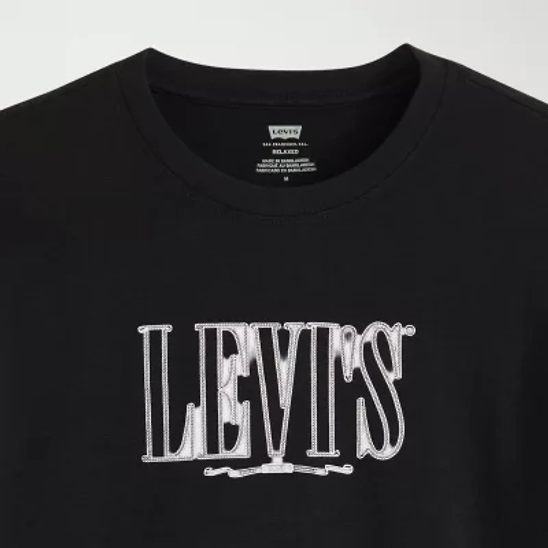 Levi's® Mens Crew Neck Long Sleeve Relaxed Fit Graphic T-Shirt