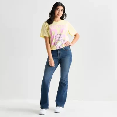 Vanilla Star Womens Juniors Mid Rise Bootcut Jean