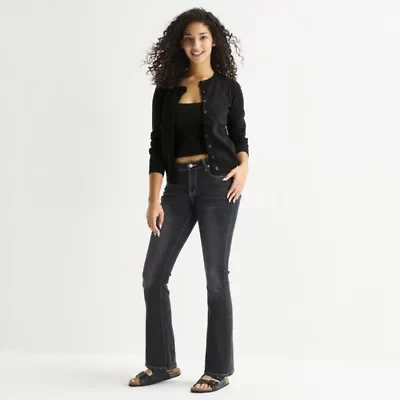 Forever 21 Womens Juniors Low Rise Bootcut Jean