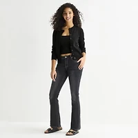 Forever 21 Womens Juniors Low Rise Bootcut Jean