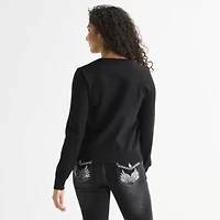 Forever 21 Womens Long Sleeve Button Juniors Striped Cardigan