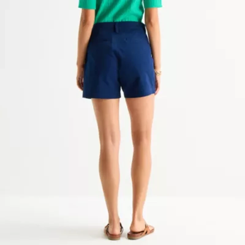 St. John's Bay Womens 5" Chino Short