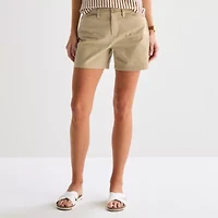 St. John's Bay Womens 5" Chino Short