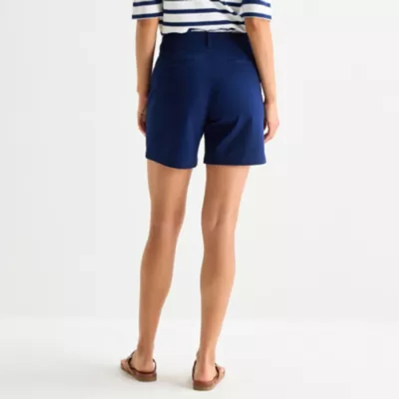 St. John's Bay Womens 7" Chino Short