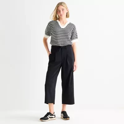 Stylus Womens Straight Cropped Pant