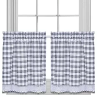 Buffalo Check 2-pc. Rod Pocket Window Tier