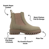 Journee Collection Womens Alara Block Heel Booties