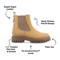 Journee Collection Womens Alara Block Heel Booties