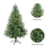 Kurt Adler 5 Foot Pre-Lit Pine Christmas Tree