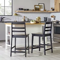 Walker Edison 2-pc. Counter Height Bar Stool