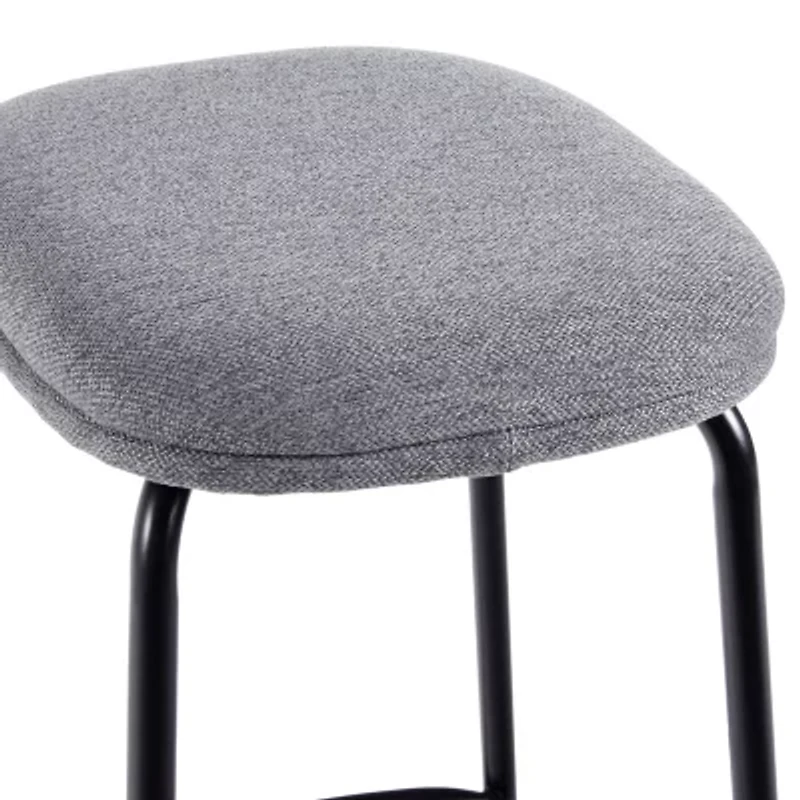 Walker Edison 2-pc. Counter Height Upholstered Bar Stool