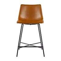 Walker Edison 2-pc. Counter Height Upholstered Bar Stool