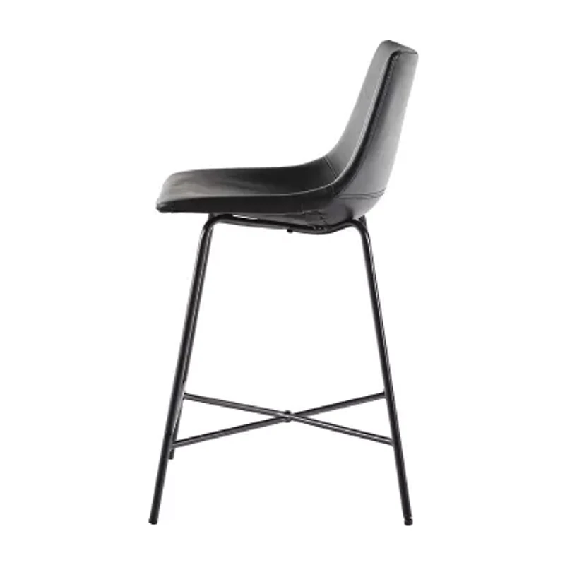 Walker Edison 2-pc. Counter Height Upholstered Bar Stool