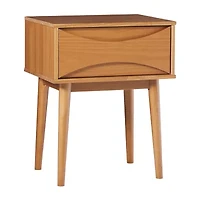 Mid Century 1-Drawer Nightstand