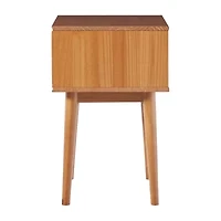 Mid Century 1-Drawer Nightstand