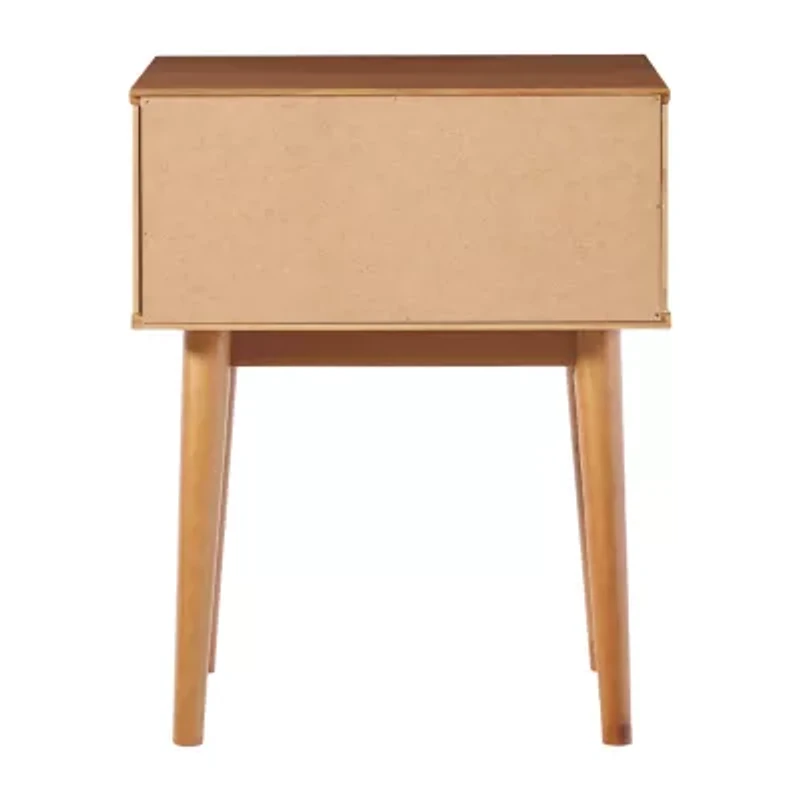 Mid Century 1-Drawer Nightstand