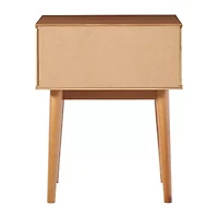 Mid Century 1-Drawer Nightstand