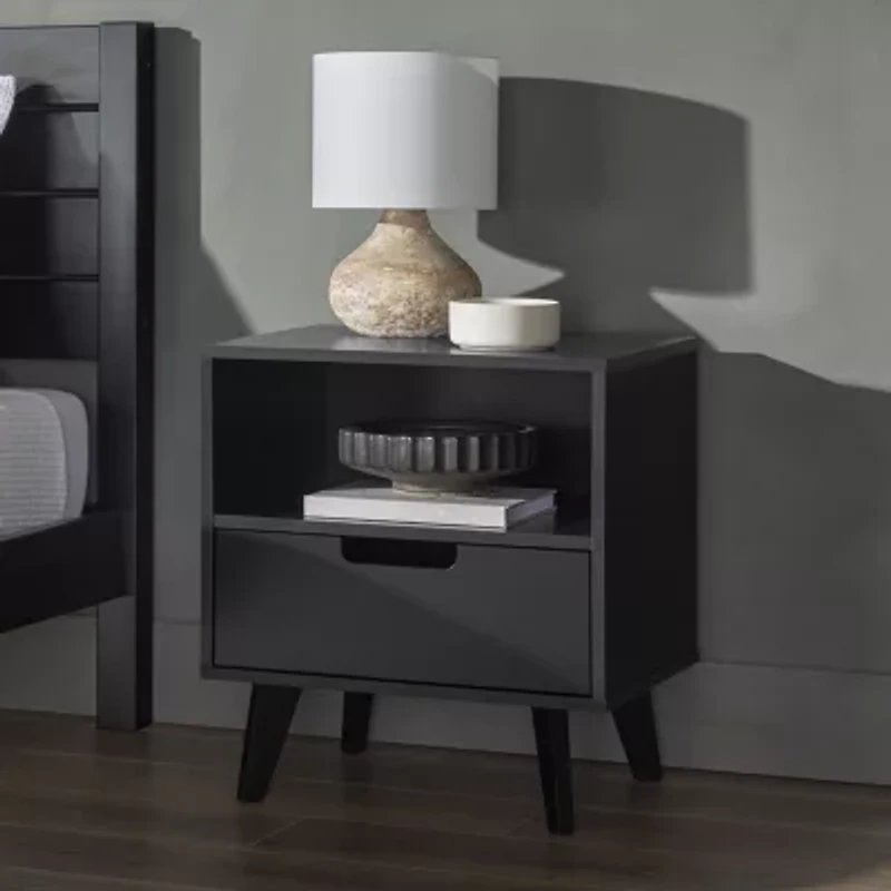 Walker Edison 1-Drawer Nightstand