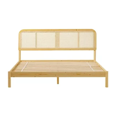 Rattan Curved Bedframe