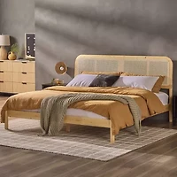 Rattan Curved Bedframe