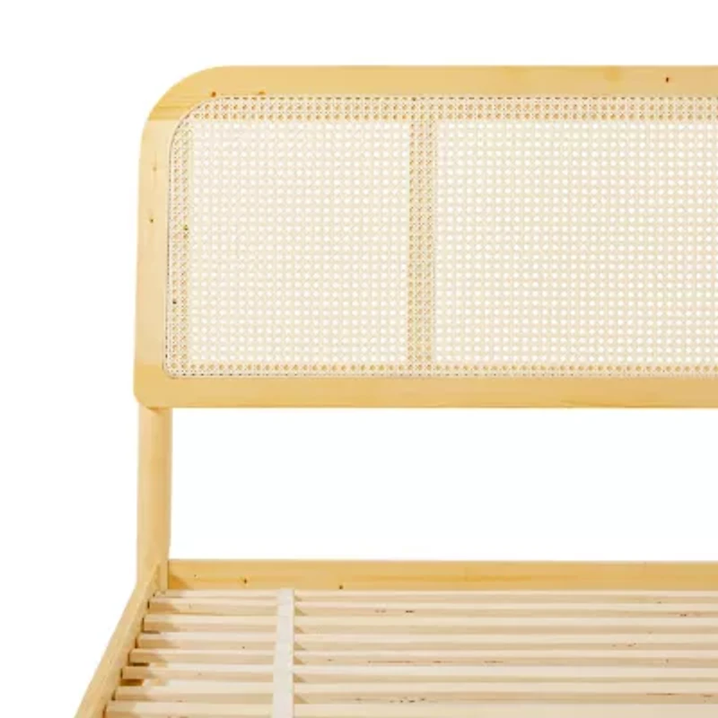 Rattan Curved Bedframe