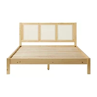 Rattan Wood Bedframe