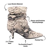 Journee Collection Womens Jo Kitten Heel Booties