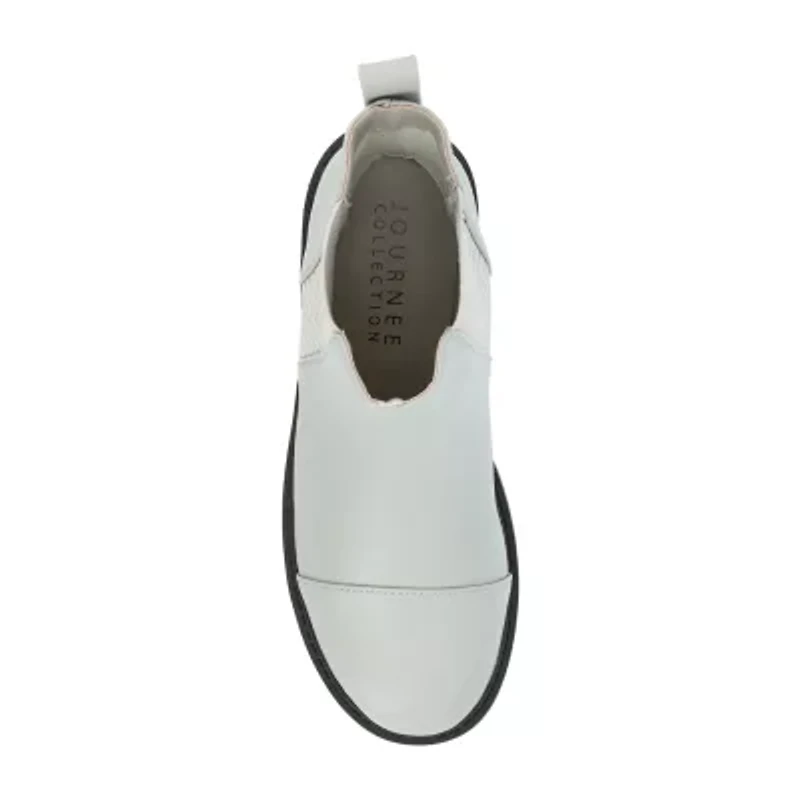 Journee Collection Womens Mirette Stacked Heel Booties