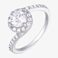 Diamonart Womens Cubic Zirconia Sterling Silver Round 3-pc. Jewelry Set