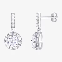 Diamonart Womens Cubic Zirconia Sterling Silver Round 3-pc. Jewelry Set