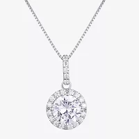 Diamonart Womens Cubic Zirconia Sterling Silver Round 3-pc. Jewelry Set