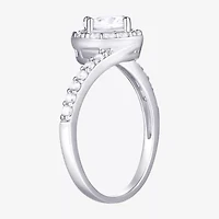 Diamonart Womens Cubic Zirconia Sterling Silver Round 3-pc. Jewelry Set