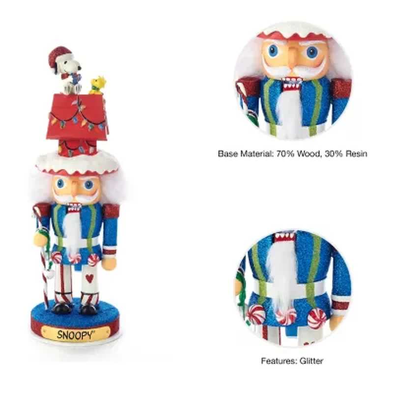 Kurt Adler 12-Inch Snoopy Hollywood Peanuts Snoopy Christmas Nutcracker