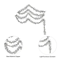Kurt Adler 3000-Light 98-Foot Cluster Garland with Warm White LED Lights