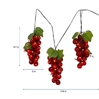 Kurt Adler 75-Light LED Large Purple Grape Light Set