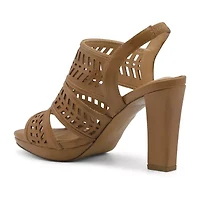 Adrienne Vittadini  Womens Persia Heeled Sandals