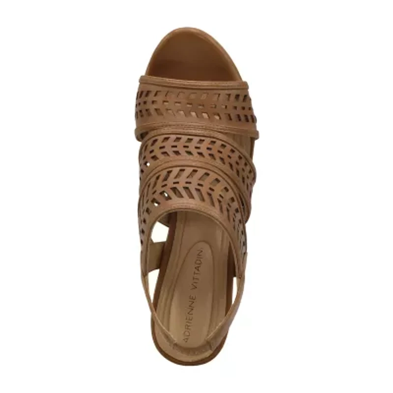 Adrienne Vittadini  Womens Persia Heeled Sandals