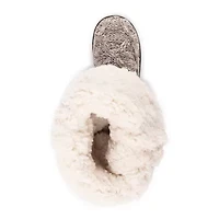 Muk Luks Womens Malena Flat Heel Slouch Boots