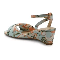 Adrienne Vittadini Womens Angi Wedge Sandals