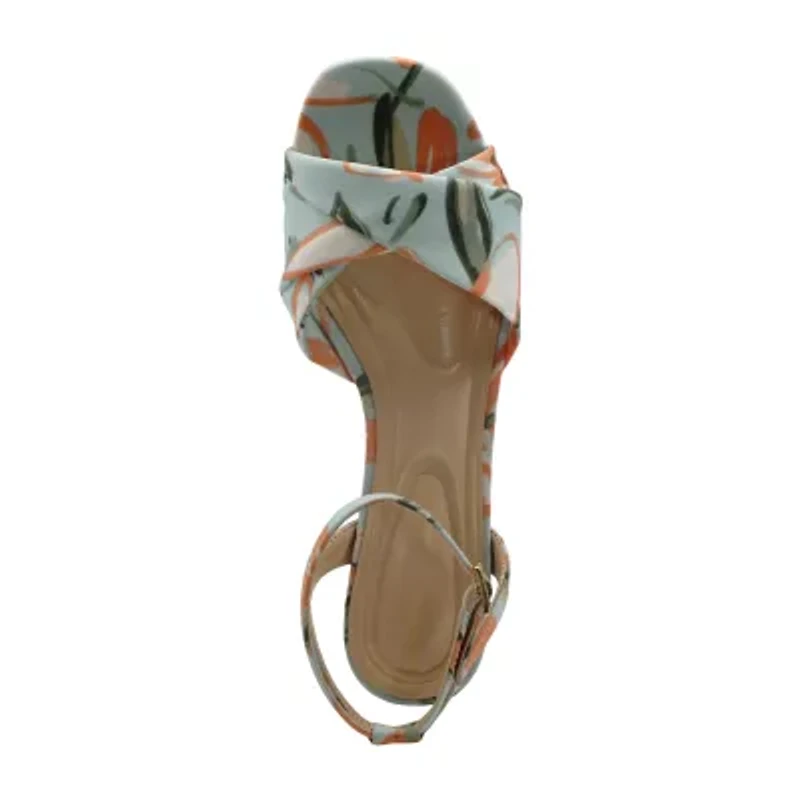 Adrienne Vittadini Womens Angi Wedge Sandals
