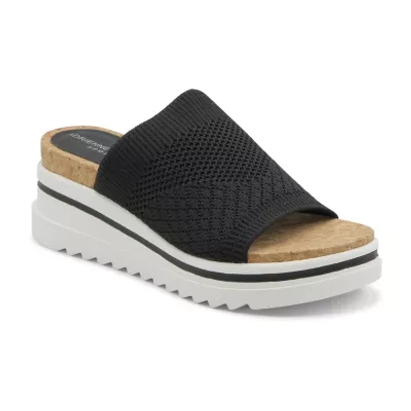 Adrienne Vittadini  Cindee Womens Footbed Sandals